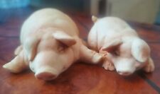 2 Vintage PIGS Artifice Ottanta 1987 D. ESPOSITO Figurines made in Italy picture