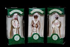 LAUSCHA GLAS CREATION SET OF 3 WISEMAN GERMAN GLASS CHRISTMAS ORNAMENTS picture