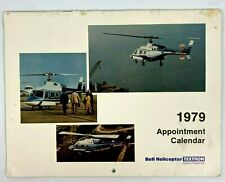 1979 - 80 Bell Helicopter Appointment Calendar Great Vintage Photos 11