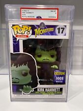 Funko Pop Icons Universal Monsters: Kirk Hammett Frankenstein LE1008 PSA 8 picture