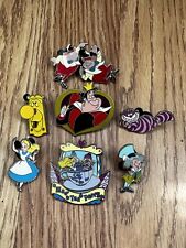 Disney Alice In Wonderland LOT OF 8 PINS Authentic Disneyland Pin Trading 2010 picture