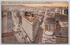 Postcard Birdseye View San Francisco Top Claus Spreckles Building ca.1920s picture