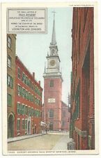 1910s Postcard, Boston, Mass, Christ Church (Old North) Paul Revere, VTG picture