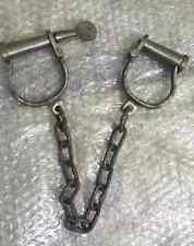 New Antique Handcuffs Iron Shackles Handcuff KEY HC6601 picture
