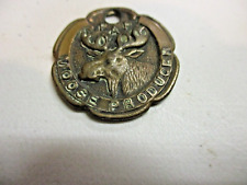 vintage LOYAL ORDER OF THE MOOSE / KEY FOB Return P.A.P. Louisville, KY. picture