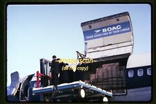 BOAC Airlines Aircraft at United Kingdom UK in 1969, Kodachrome Slide aa 19-9b picture