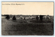 c1905 Farm Buildings Hillside Wyoming New York NY Antique Unposted Postcard picture