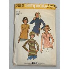 Simplicity Vintage Sewing Pattern 5185 - Misses' Tops - Sz 10 picture