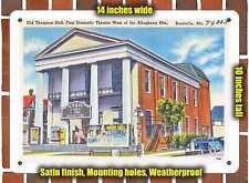 METAL SIGN - Missouri Postcard - Old Thespian Hall, First Dramatic Theatre West picture