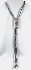 Old Pawn Hopi Sterling Eagle Bolo Tie picture