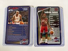 x2 card NBA Basketball Top Trumps - Lebron James  - Cleveland Cavs - 2007 - 2008 picture