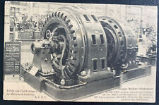 Mint Belgium Real Picture Postcard Machine Gallery Exhibition Motor Generator picture