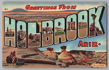 Postcard Greetings From Holbrook, Arizona, Large Letter picture