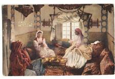 Postcard A Turkish Sitting Room Algeria  picture