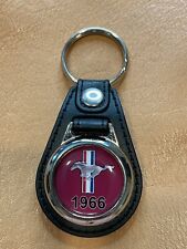 BURGUNDY 1966 MUSTANG KEYCHAIN FOB picture