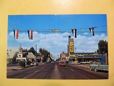 Winnemucca Nevada vintage postcard street view along business district  picture