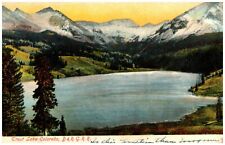 C.1910s Colorado Trout Lake. D&R.G.R.R Railway. Scenic Mountains Postcard 4-38 picture