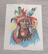 Vintage Native American Tobacco Silk picture
