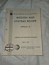 NASA Apollo 15 Original Mission and Systems Review Manual picture