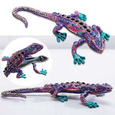 Diamond lizard Jeweled Hand-painted Ring Holder Gift picture