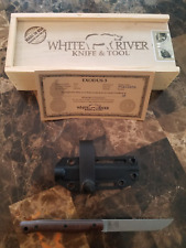 White River Knives Exodus 3 - S35VN Steel / Burlap Micarta Handle / Kydex Sheath picture