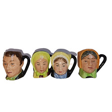 Royal Doulton Miniature Toby Jugs(4) See Pic's for Names of Characters VGC picture