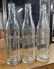 Vintage Lot Of 3 Abercrombie Soda Bottles From Woodruff, South Carolina picture