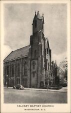 Calvary Baptist Church Washington DC~ vintage postcard picture