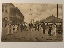 Boardwalk Above 8th Street Ocean City N J Postcard 1905 picture