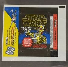 1977 Topps Series 1 Star Wars Trading Card Wrapper Stored In Sleeve Since New picture