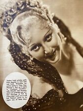 Thelma Todd, James Cagney, Double Full Page Vintage Pinup picture