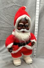 VINTAGE COCA COLA RUSHTON CO RUBBER FACE AFRICAN AMERICAN SANTA CLAUS CHRISTMAS picture