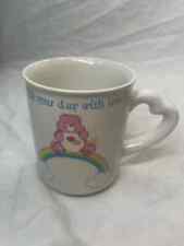 Care Bears Mug Fill Your Day with Love Coffee Cup Vintage Bear picture