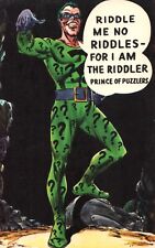 The Riddler Batman Batgram #10 Series #1 Vintage 1966 Postcard picture