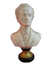 Vintage Fredrick Chopin Bust Statue Sculpture Marble Look (8) picture