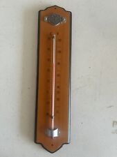 Vintage Harley Davidson Wood Wall Mounted Thermometer By Hallmark picture