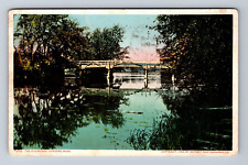 The Old Bridge Concord Massachusetts Postcard picture