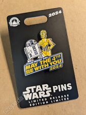 Disneyland  Star Wars R2-D2 / C-3PO Limited Pin May the 4th 2024 NEW picture