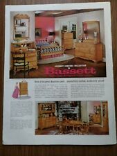 1963 Bassett Furniture Ad Chimney Corners Collection  picture