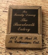 The Boardwalk Eatery St. Catharines Ontario Unstruck Matchbook 70s-90s picture