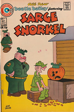 SARGE SNORKEL #1  CARVING PUMPKIN COVER  BEETLE BAILEY  CHARLTON  1973  NICE picture