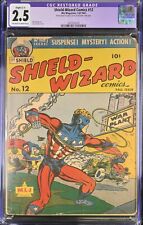 Shield-Wizard Comics #12 CGC GD+ 2.5 Off White to White (Restored) Archie 1943 picture