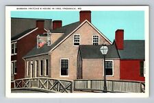 Frederick MD-Maryland, Home of Barbara Fritchie, Vintage Postcard picture