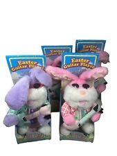 Easter Bunny Rabbit Guitar Sings They Call Me Peter Cottontail Vintage Plush Toy picture