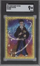 2001 Panini Harry Potter Illustrated #2 Sparkle Foil Sticker Rookie SGC 9 picture