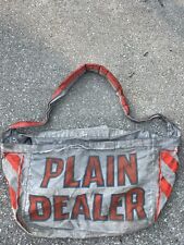 B Cleveland Plain Dealer Newspaper Delivery Bag- Vintage- Newsboy picture