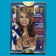 1998 Playboy Karen Mcdougal Card Autographed 17/1300 picture