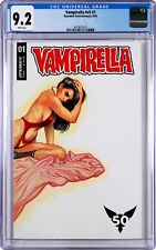 Vampirella v5 #1 CGC 9.2 (2019, Dynamite) Frank Cho Wraparound Cover, 50th Anniv picture