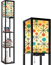 Mid century fifties modern atomic retro colors seamless pattern Floor Lamp wi... picture