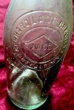Gerhard Lang Brewery Clear Glass Vintage Embossed Beer Bottle Buffalo NY picture